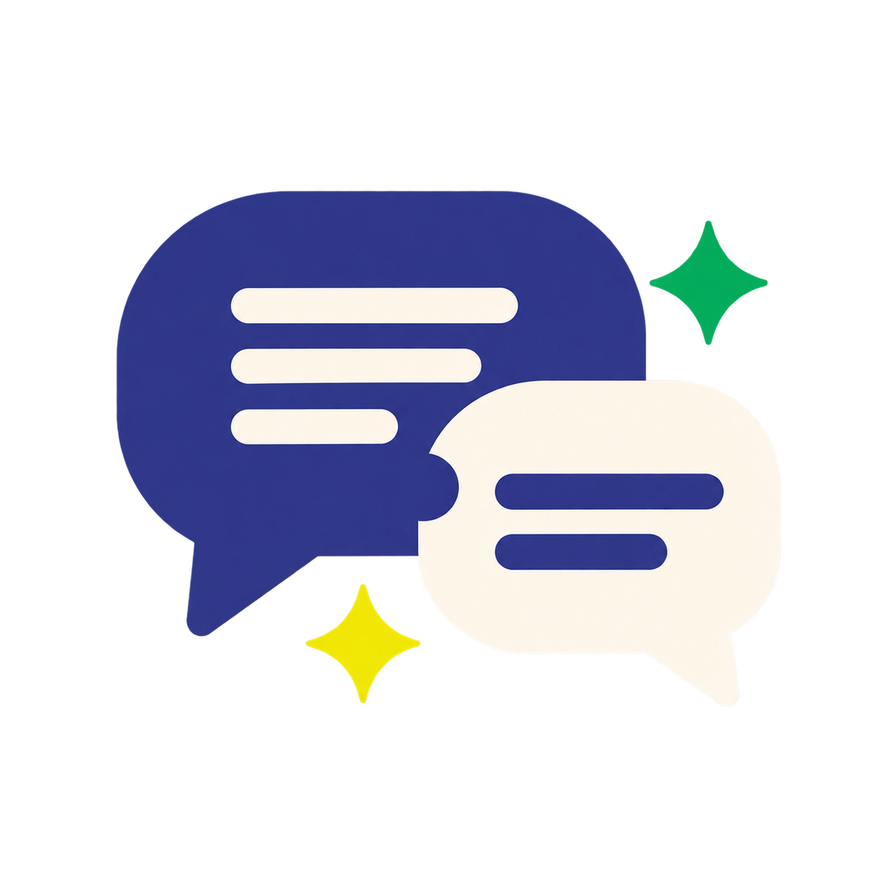 Chat illustration representing general finance questions