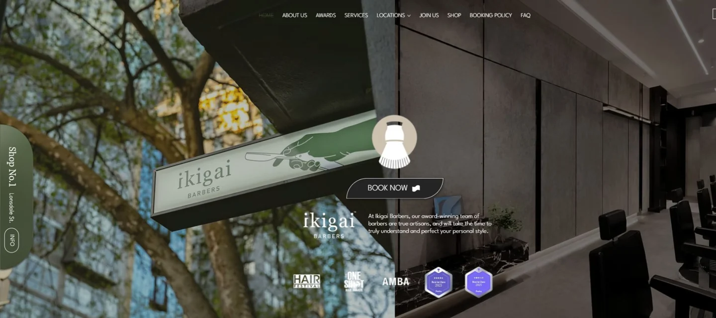 IKIGAI BARBERS — Authors Flow project presentation