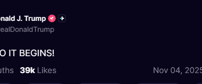 11/7/2025 - NYC Mayor trap! So it Begins!