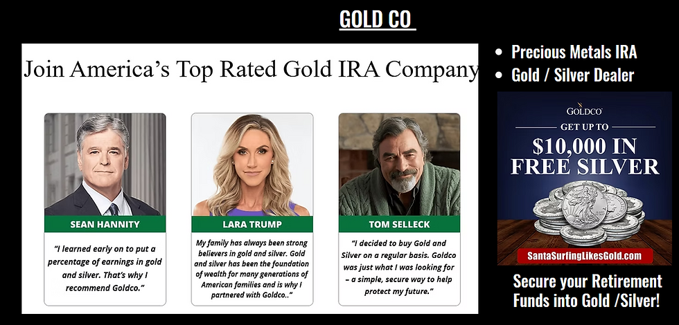 Sponsor - GoldCo - Precious Metals IRA and Gold / Silver Dealer