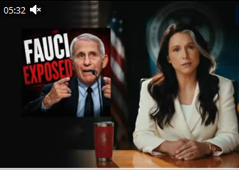 6/19/2026 - Tulsi intel on Fauci! "Everyone was perfectly executed"! Intel ppl to get fired!