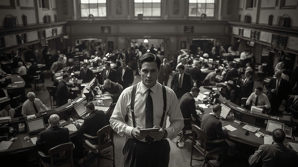 1920s trading floor and today’s digital capital markets is a killer branding move.