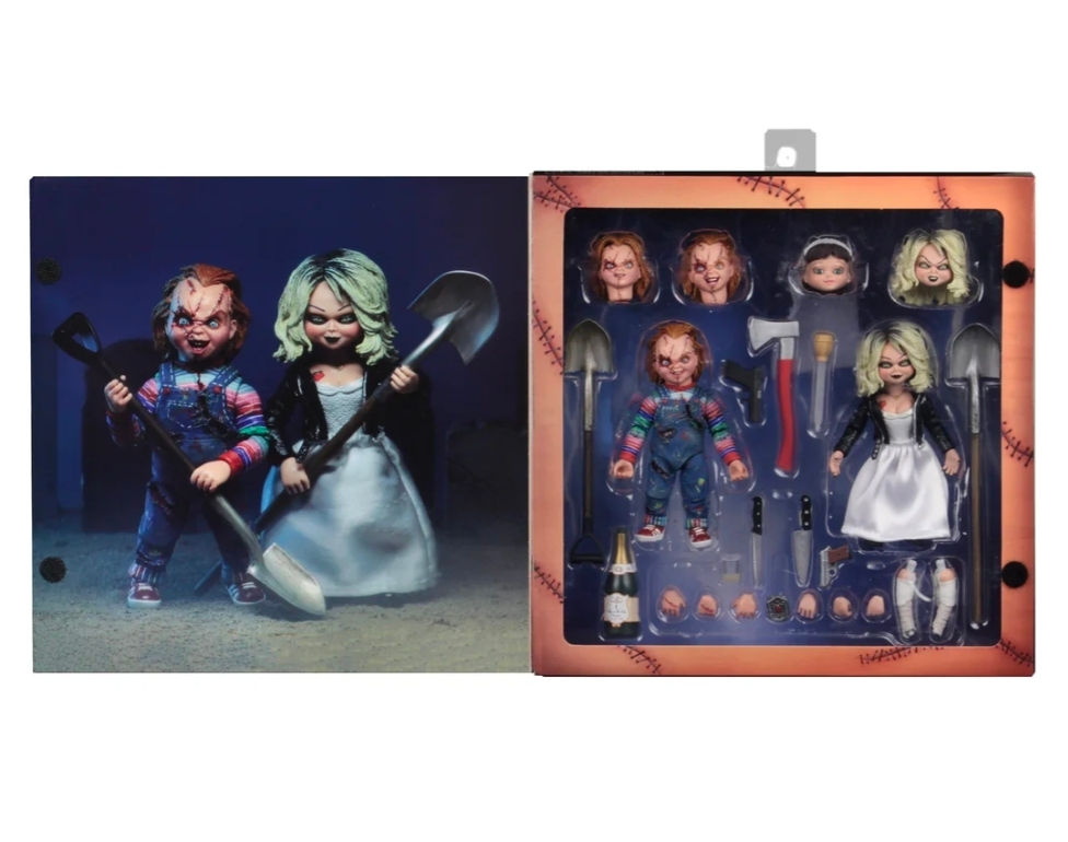 Thumbnail: Bride of Chucky Ultimate Chucky & Tiffany 2-Pack