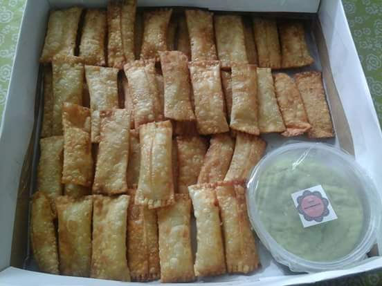 Tequeños con Guacamole