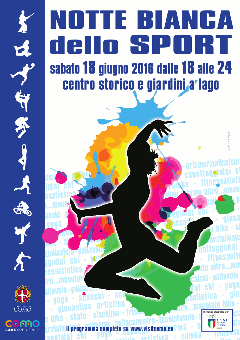 volantino A4 notte sport 2016