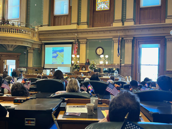 House Chambers on Opening Day of Session