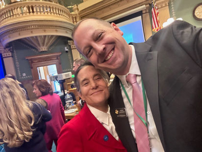 Mayor Jeni Arndt and Rep. Boesenecker