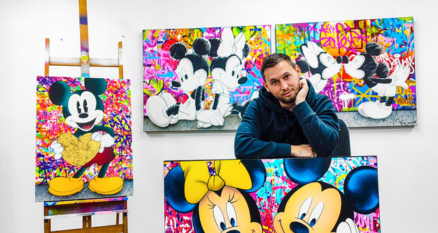 Original Mickey Mouse Pop Art Paintings – Mickey Mouse Street Art