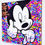 Miniaturbild: Peinture Mickey Mouse One Life en style pop art et graffiti. Œuvre multicolore signée Bardou, parfaite pour un intérieur cont