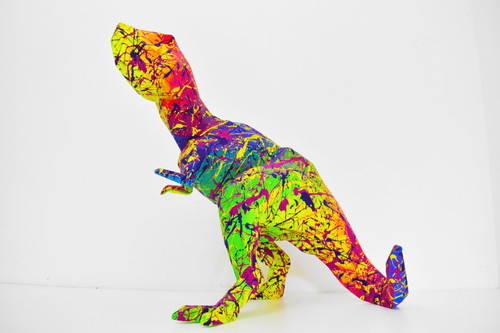T-Rex Dinosaur Sculpture Pop Art Abstract Contemporary