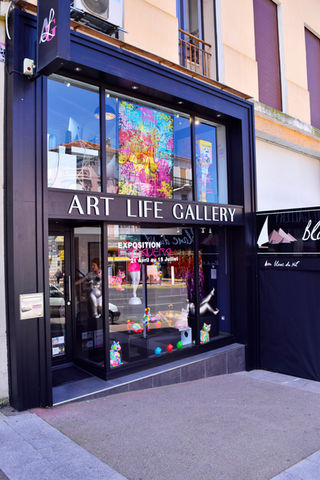 tableau street art multicolore galerie d'art vincent bardou
