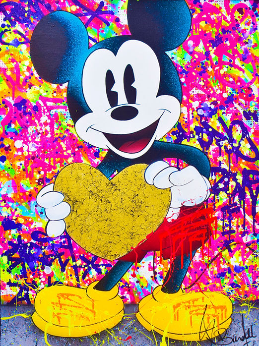 Mickey Mouse Disney Pop Art Deco Living Room Design XXL Mickey