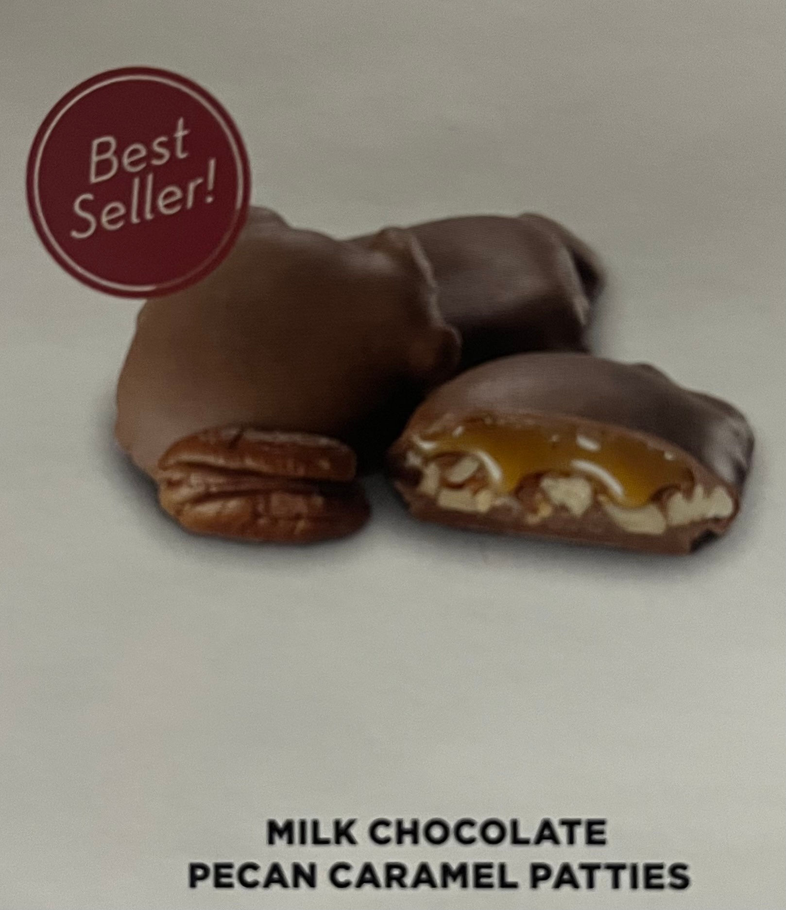 Milk Chocolate Pecan Caramel Patties