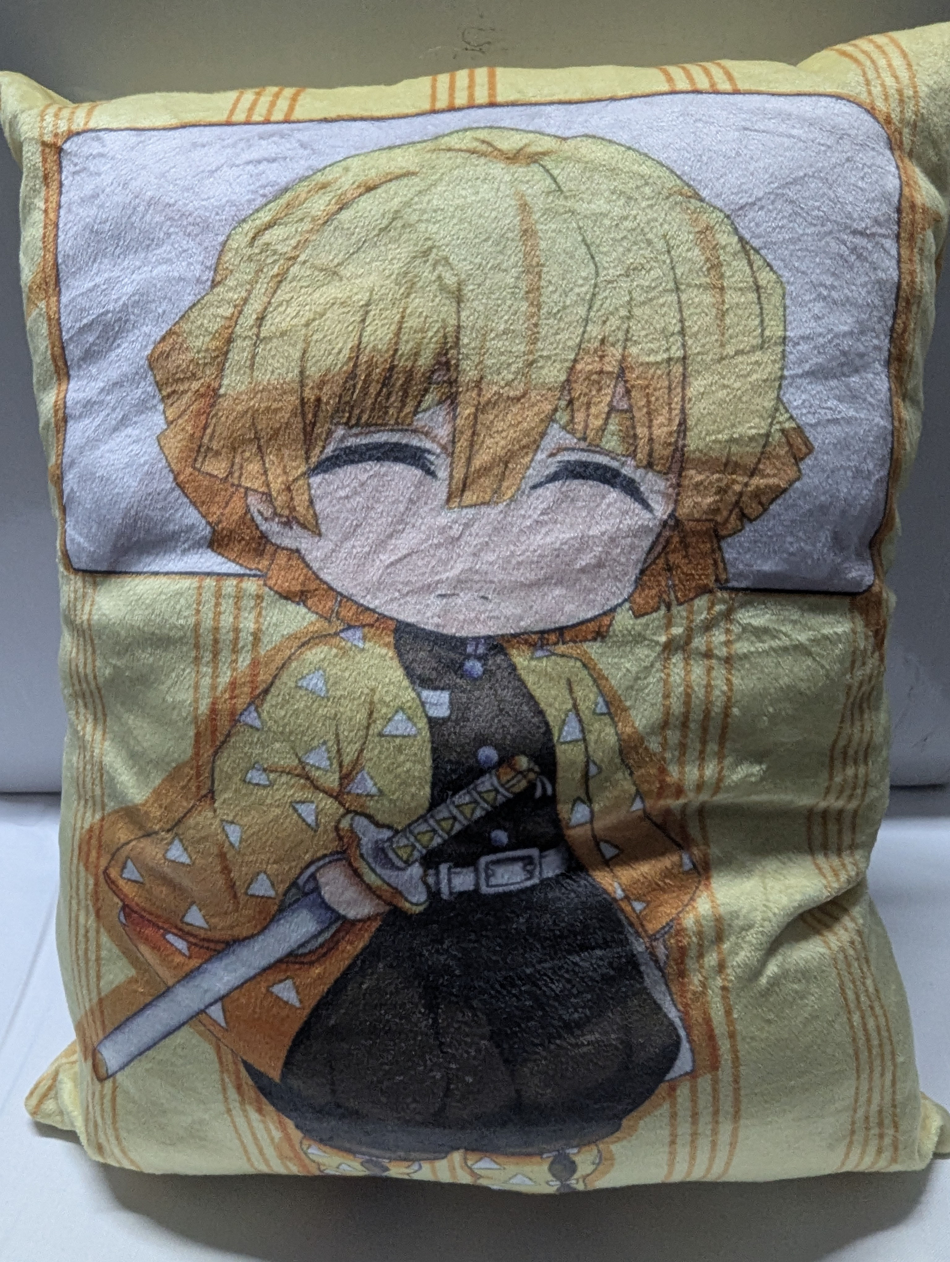 Zenitsu Agatsuma Chibi Throw Pillow