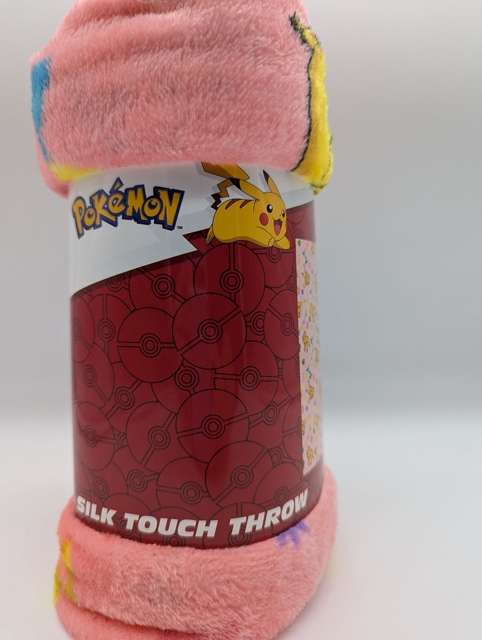 Thumbnail: Pokemon - Pikachu Pink Pattern Silk Touch Throw Blanket