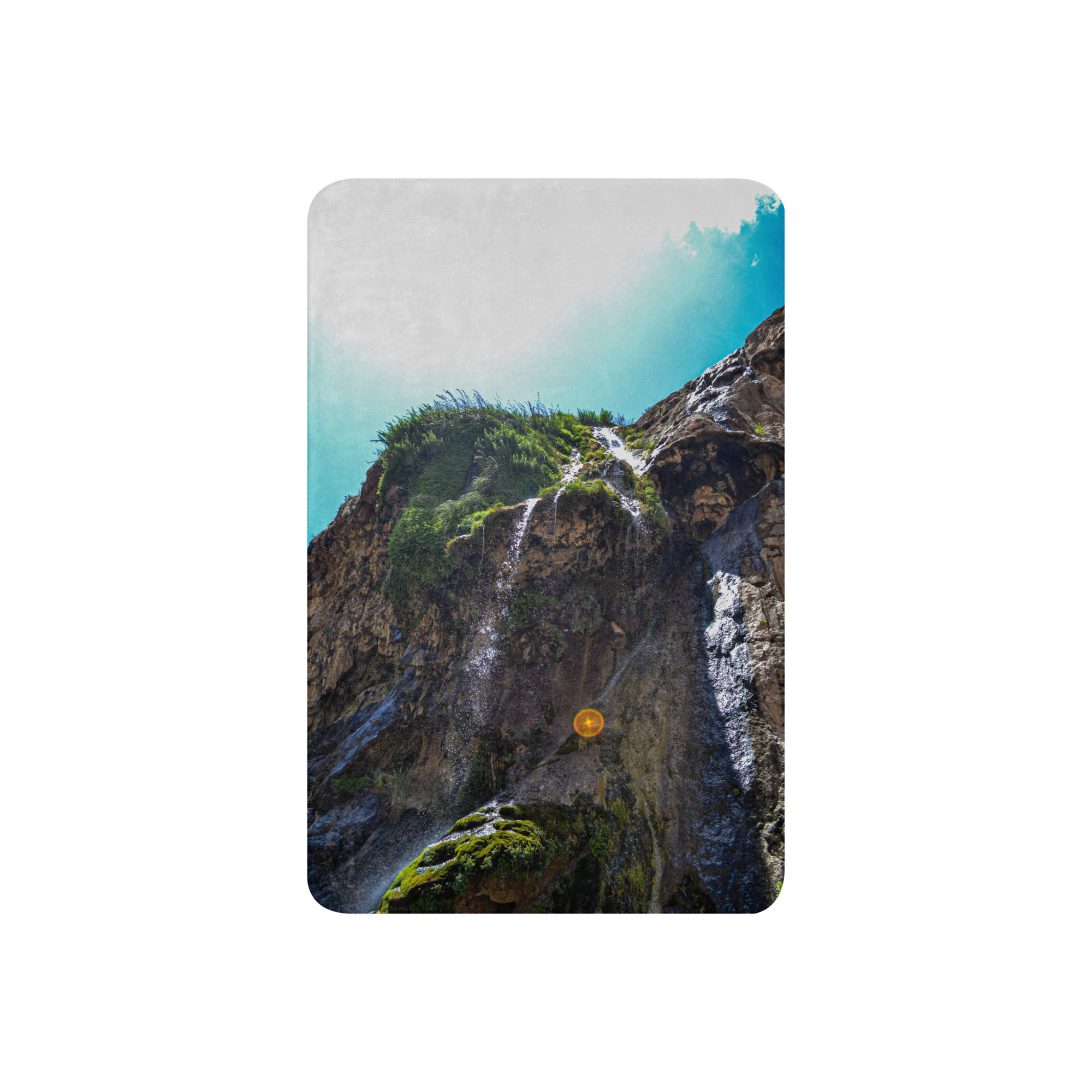 Sitting Bull Falls - Sherpa blanket