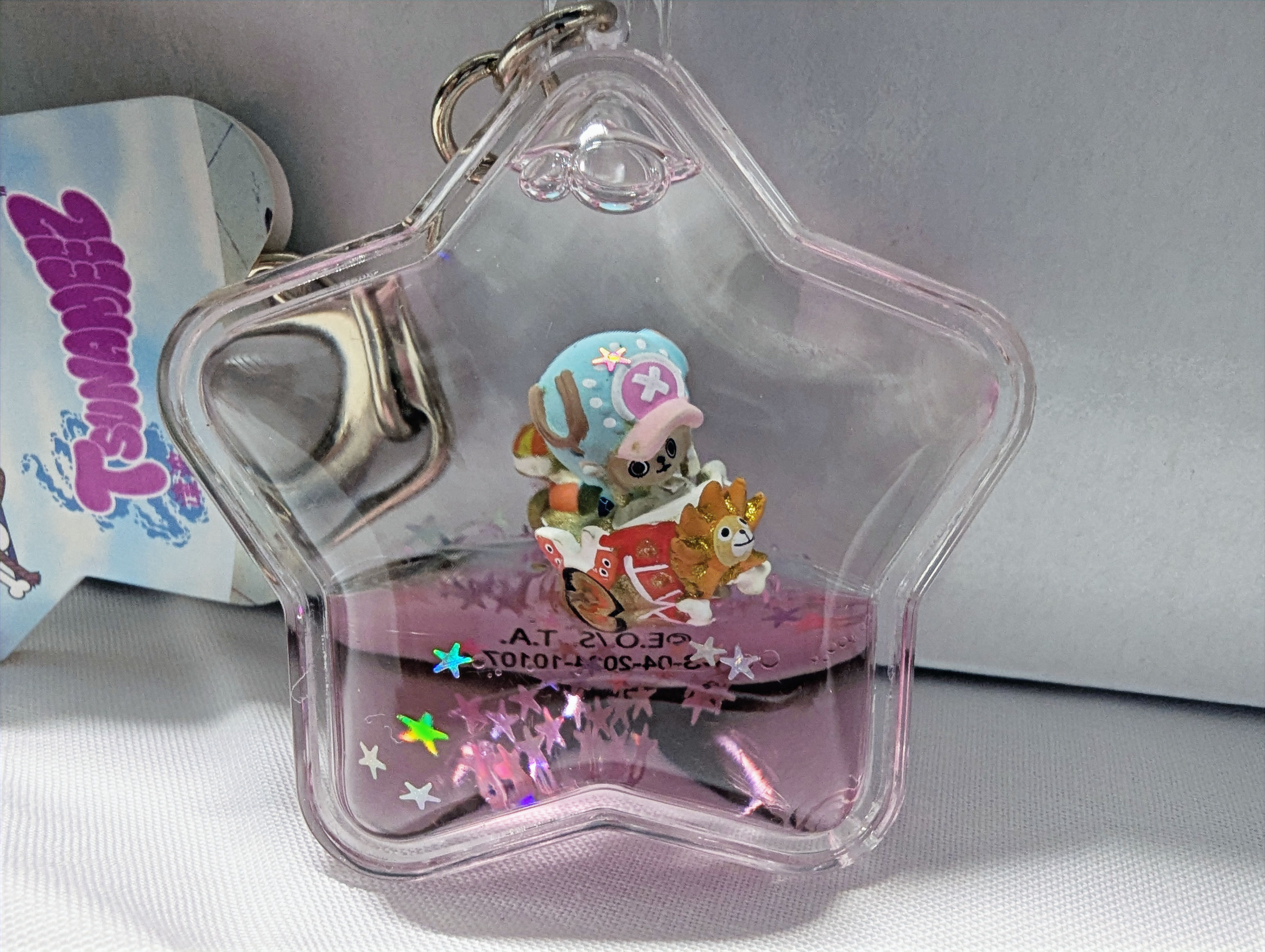 Tony Tony Chopper – One Piece Anime Liquid Glitter Star Keychain