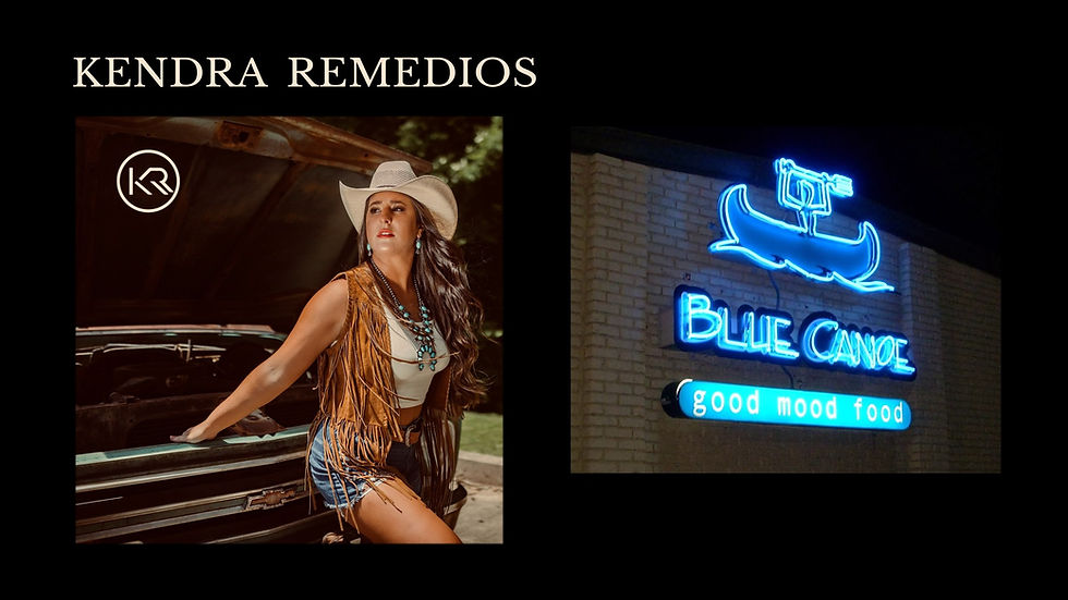 Kendra Remedios @ the Blue Canoe.