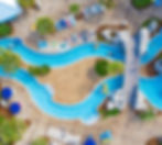 Drone Shot Looking Down In a Lazy River