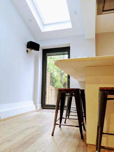 Kitchen fitting home extension