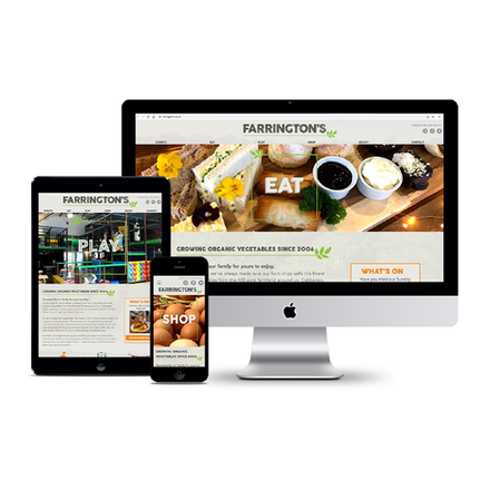 Website redesign for farm park, shop & cafe >