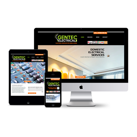 Website design for a local trade services company >