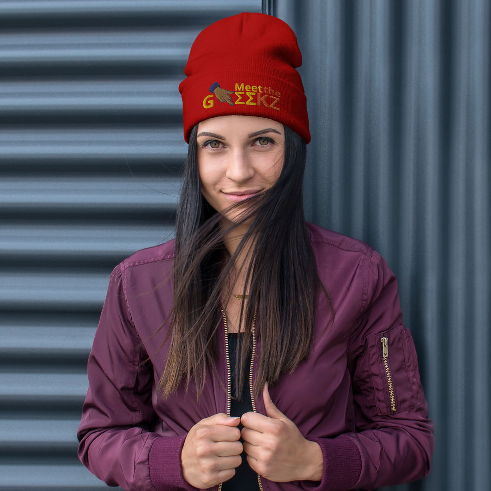 Thumbnail: Meet The Greekz Embroidered Beanie