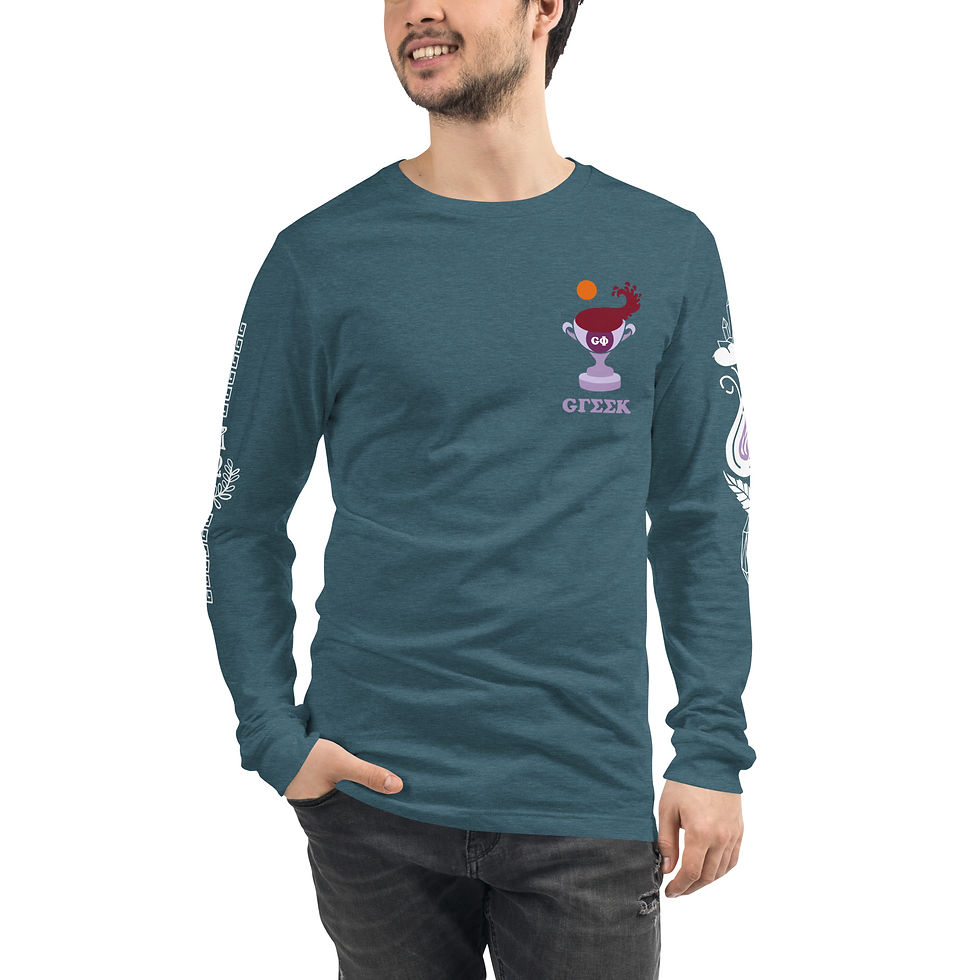 Thumbnail: Go Greek - Unisex Long Sleeve Tee