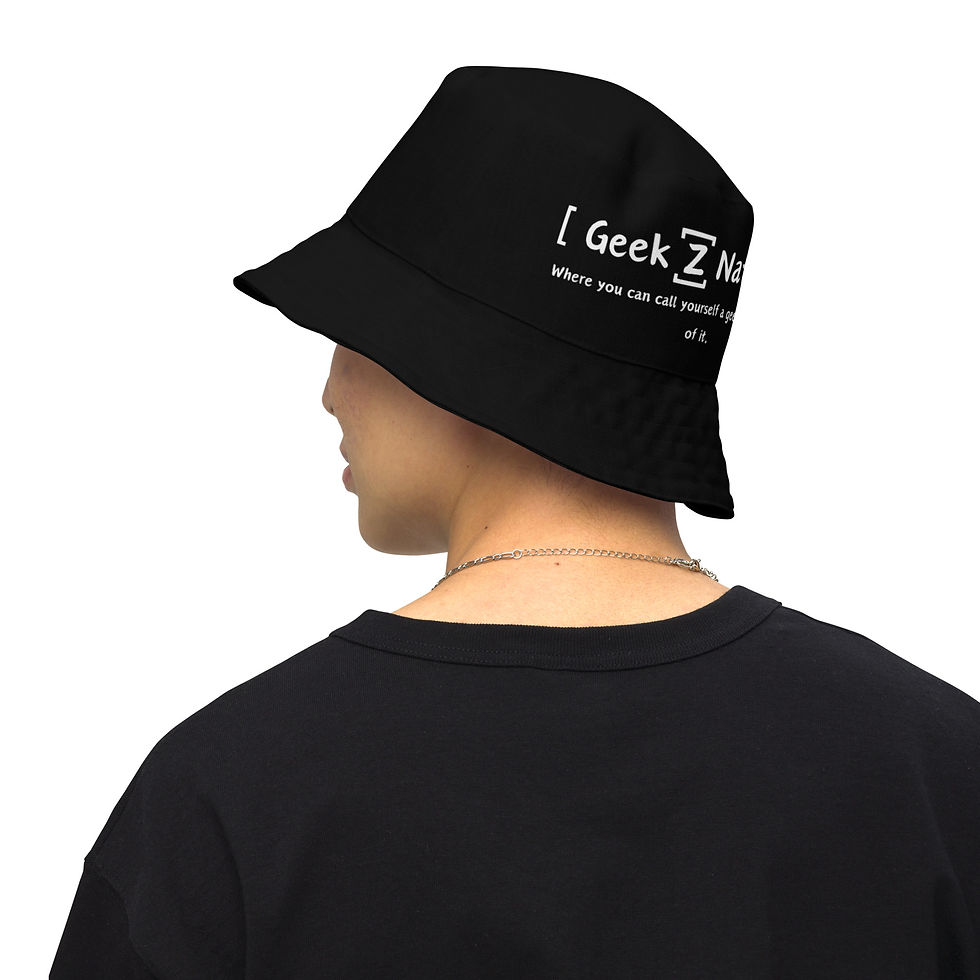 Thumbnail: Toons Geek Reversible Bucket Hat
