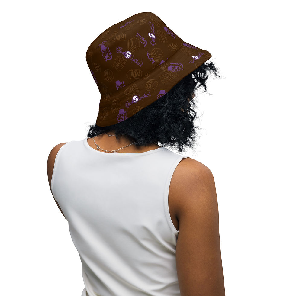 Thumbnail: Chocolatey  Reversible Bucket Hat