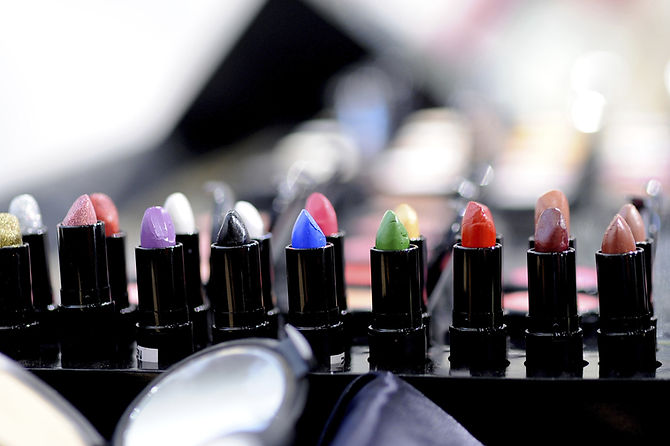 Barras de labios de colores