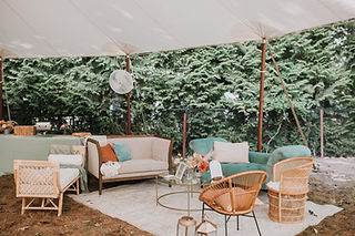 Outdoor event furniture rentals