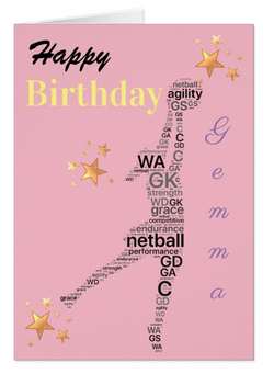 Personalised birthday Card
