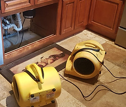 water damage dry out kitchen sink sarasota florida hvac plumbers