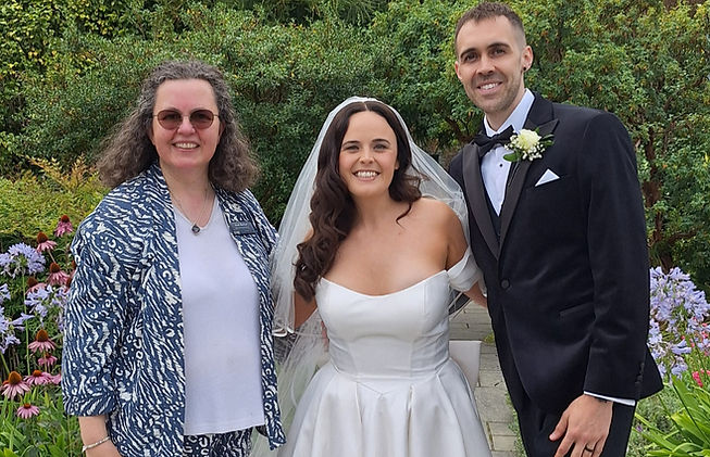 Andi Barker Celebrant with Ryan and Shan