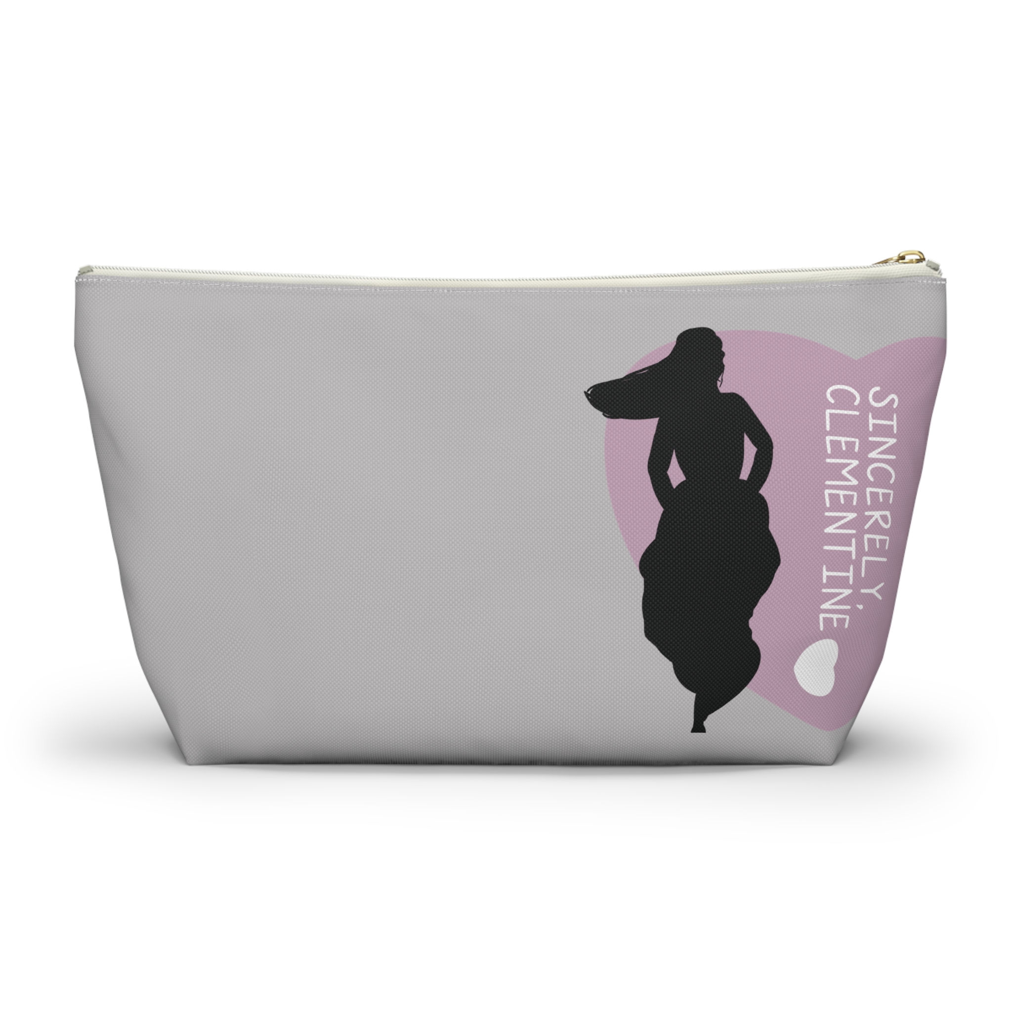 violet silver stars college bath beauty pouch teen women