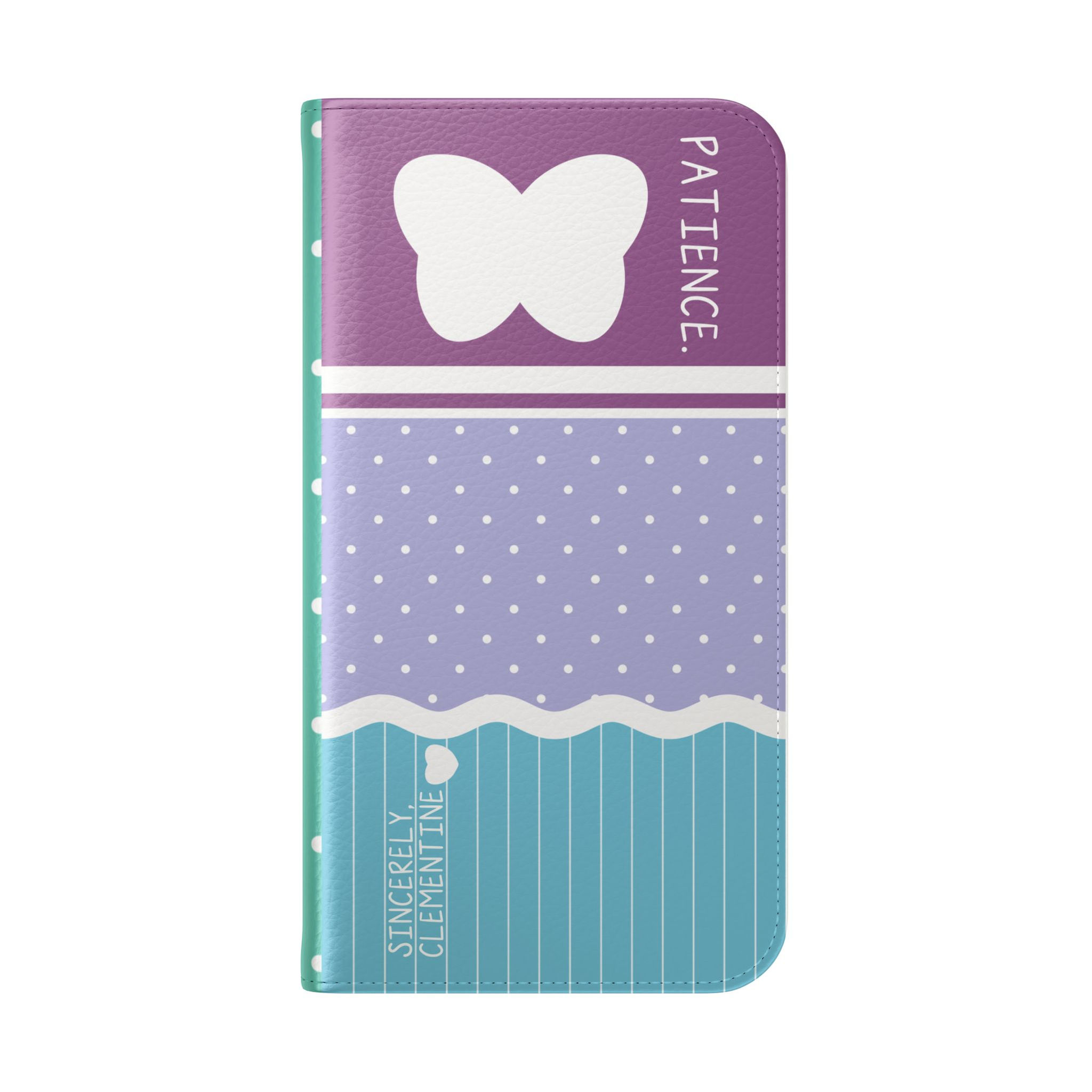 butterfly patience college purse phone case teen women