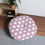 Thumbnail: stars violet college dorm bedroom round tufted floor pillow teen women