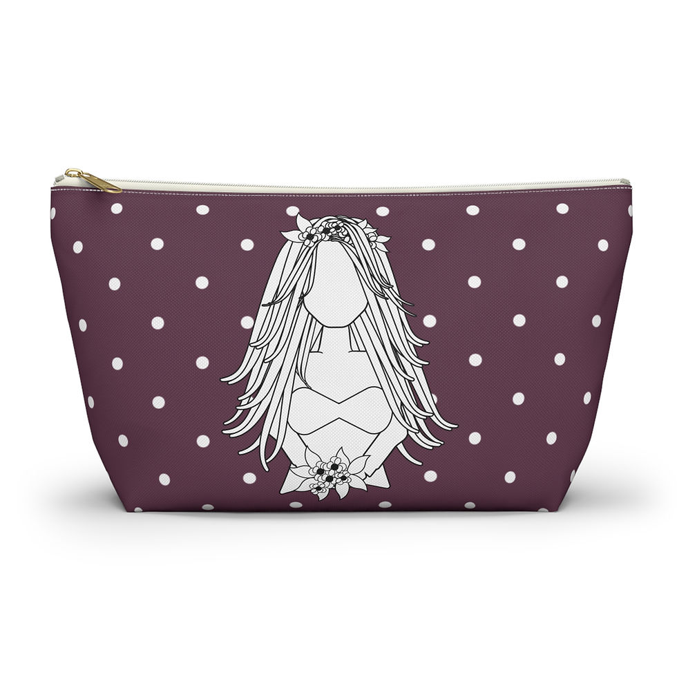 flower boho chic girl cosmetic makeup purse pouch teen women