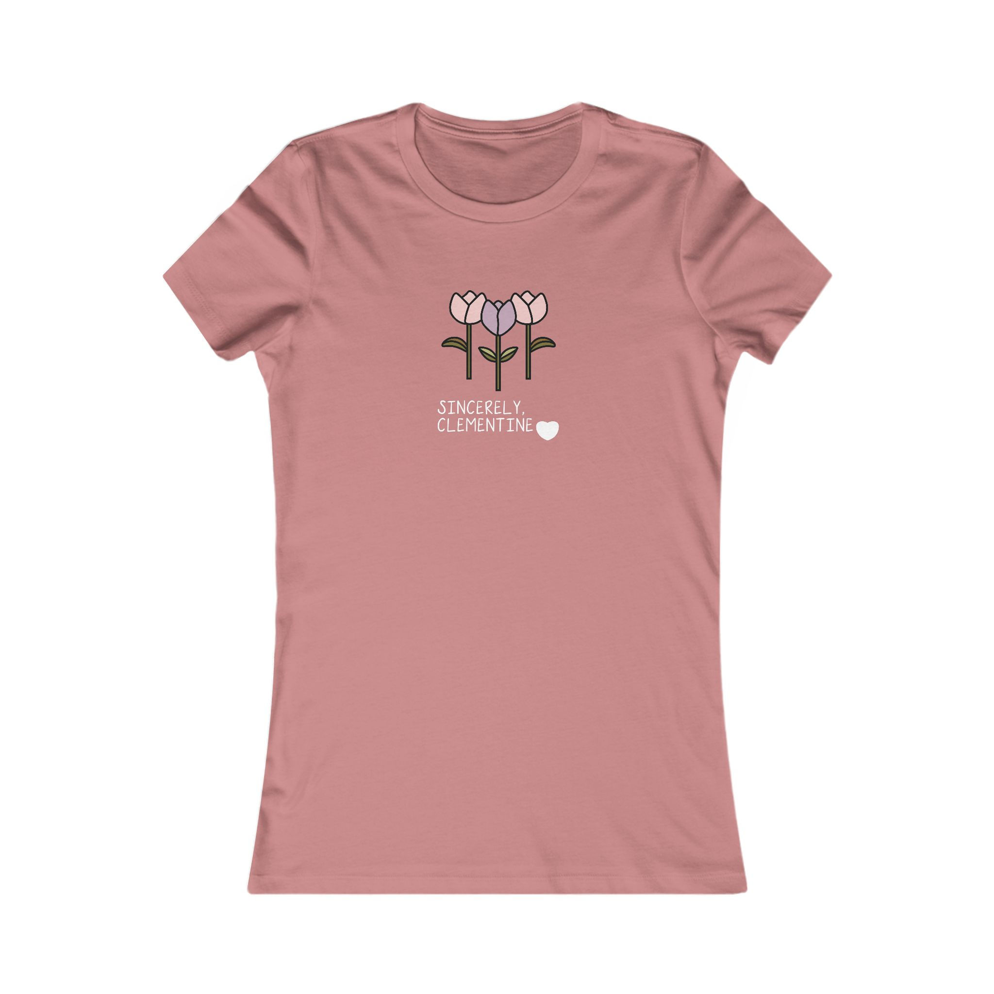 A Clementine Valentine’s Garden Tulips Tee