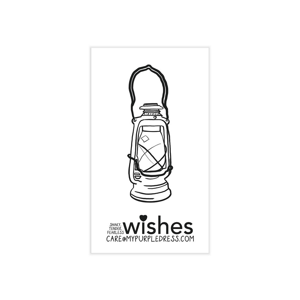 lantern light wish support trading cards