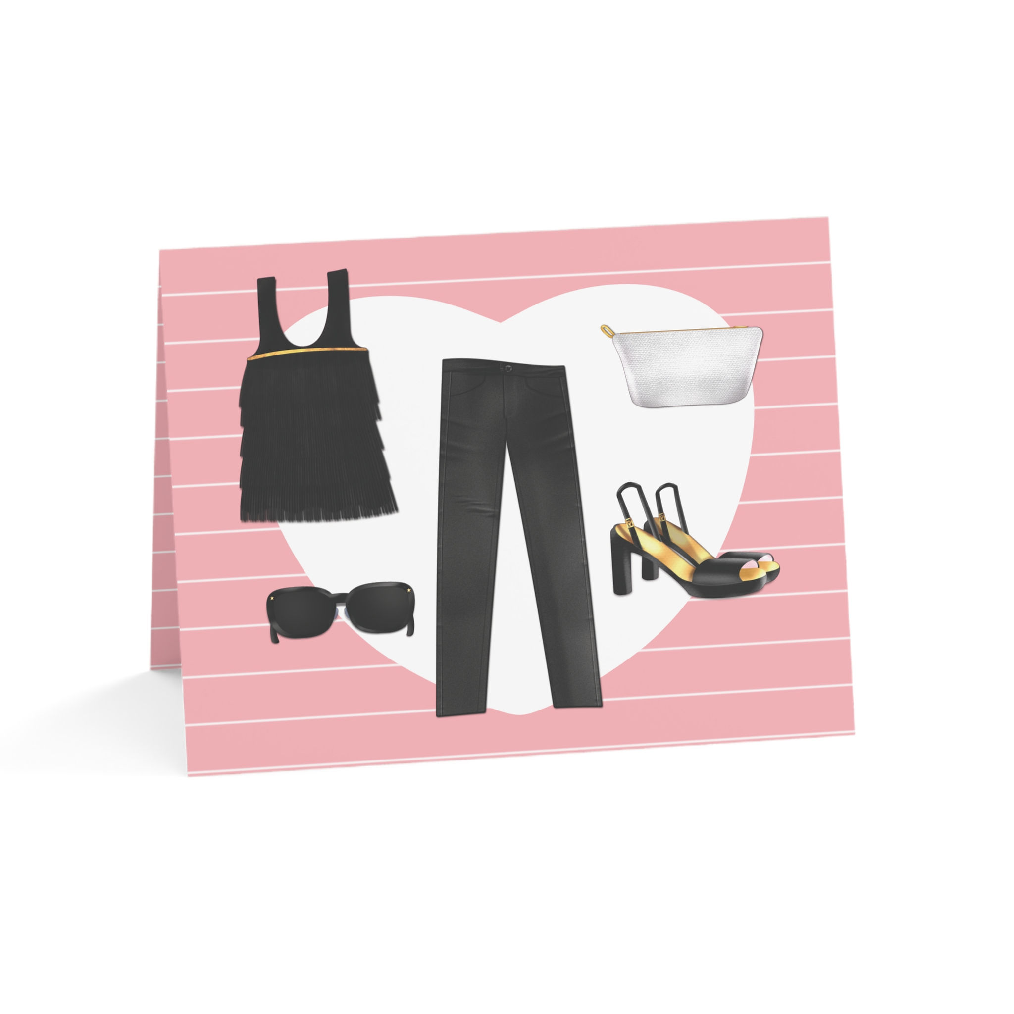 fancy fashion greeting card friendship teen women