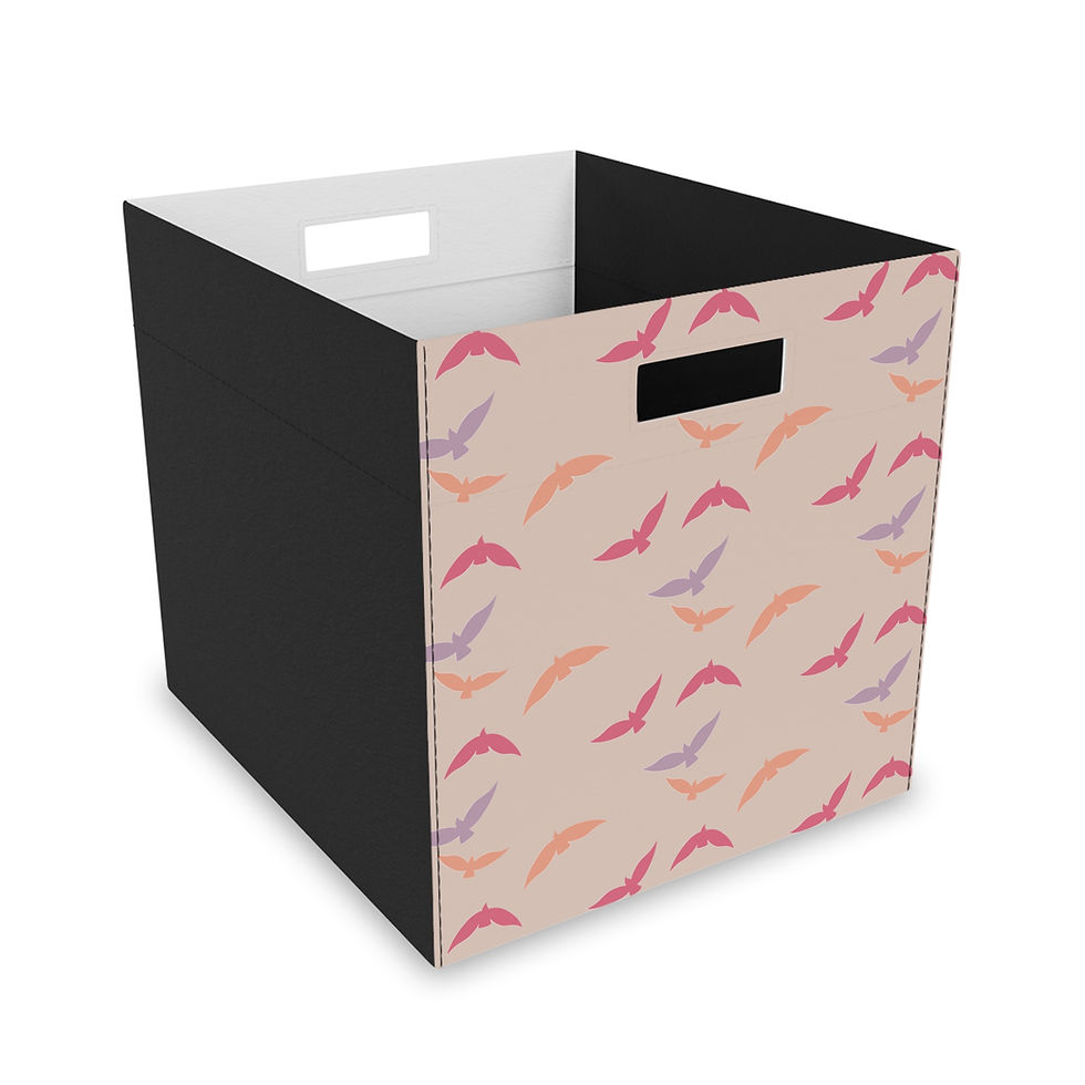 doves pink green college dorm bedroom storage cube teen women
