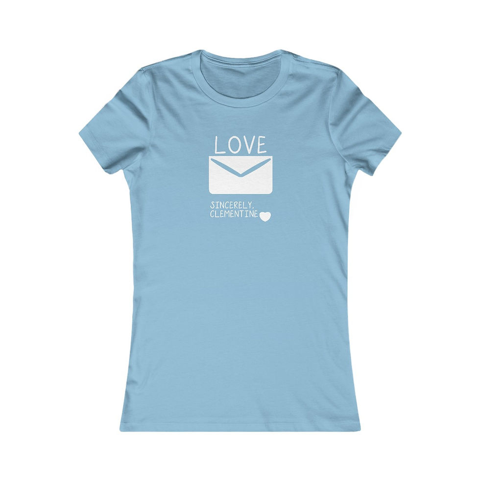 Thumbnail: love note college school graphic tee t-shirt teen women
