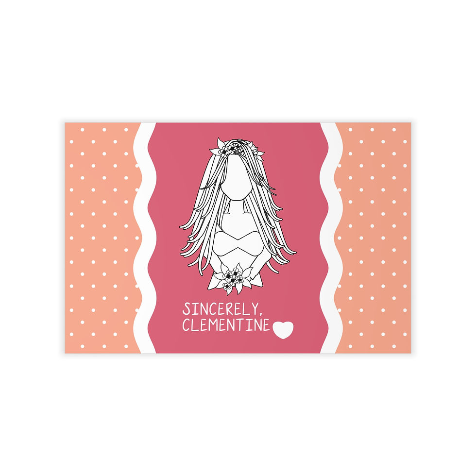 Clementine orange boho chic girl wall decal college dorm teen