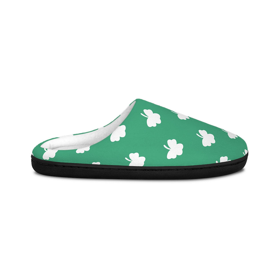 shamrocks house slippers college campus dorm bedroom teen women