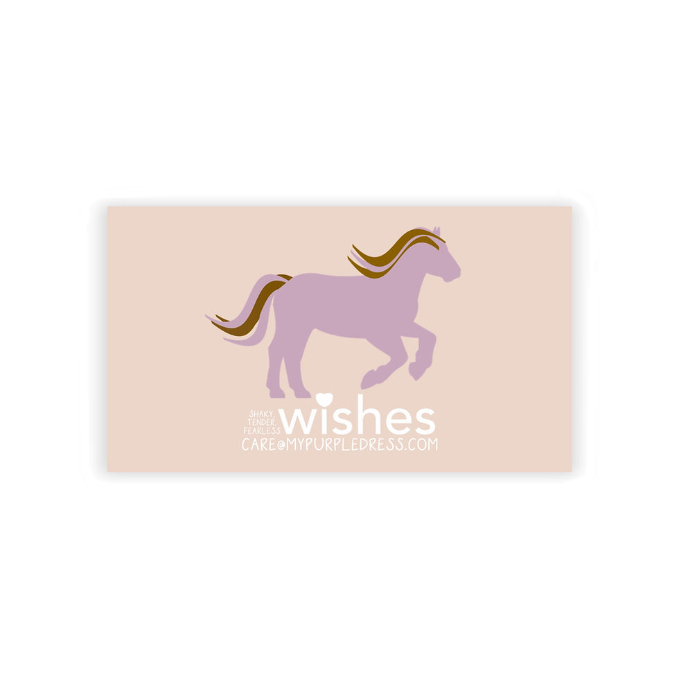 storybook fairy tale horse wish support trading cards