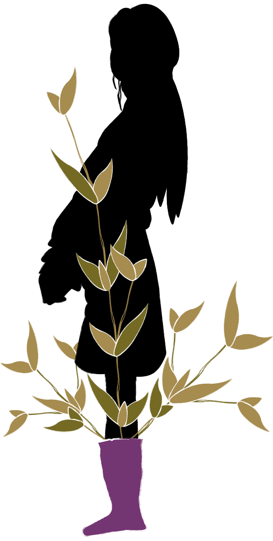 Clementine in the ivy