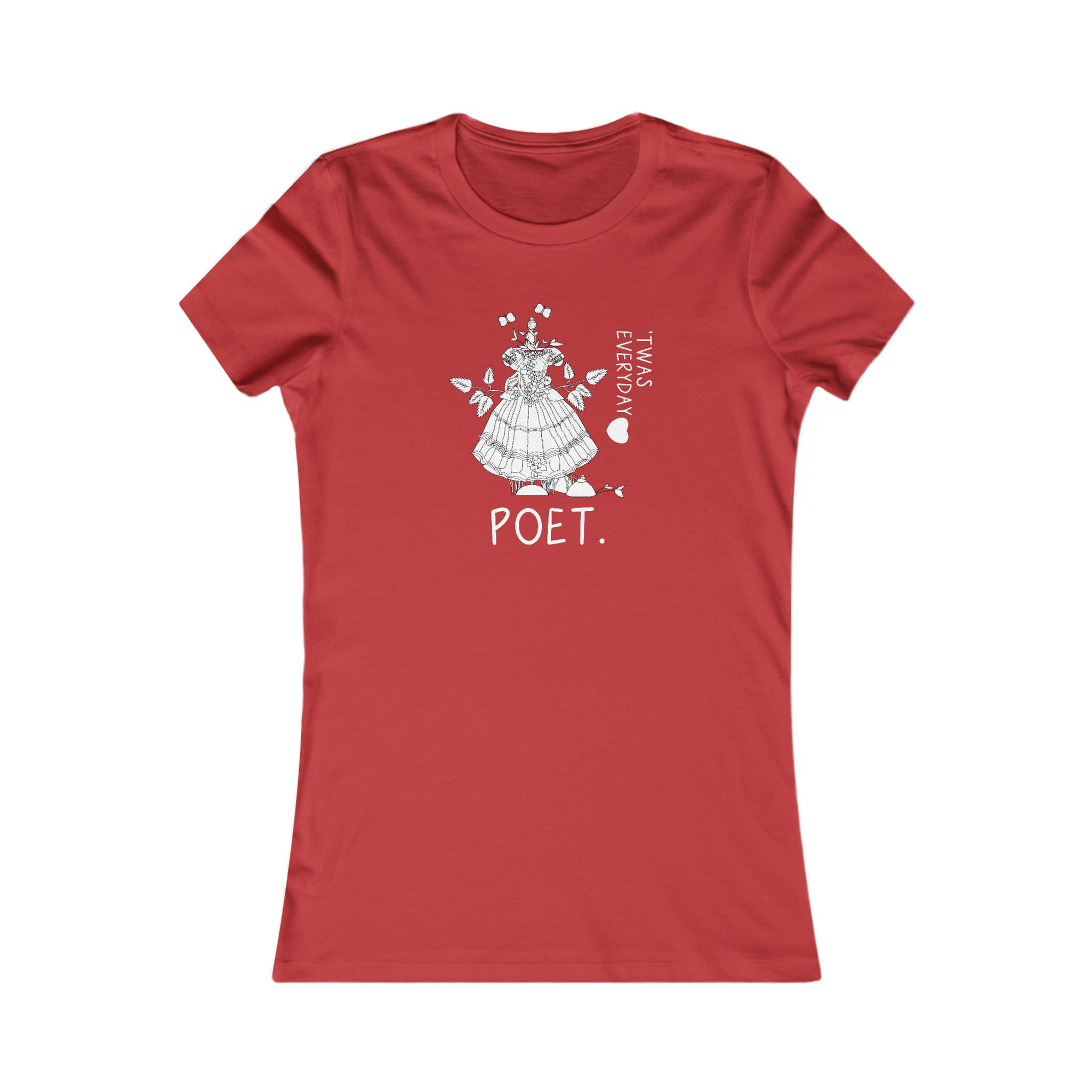 poet storybook fairy tale dress tee graphic t-shirt teen women
