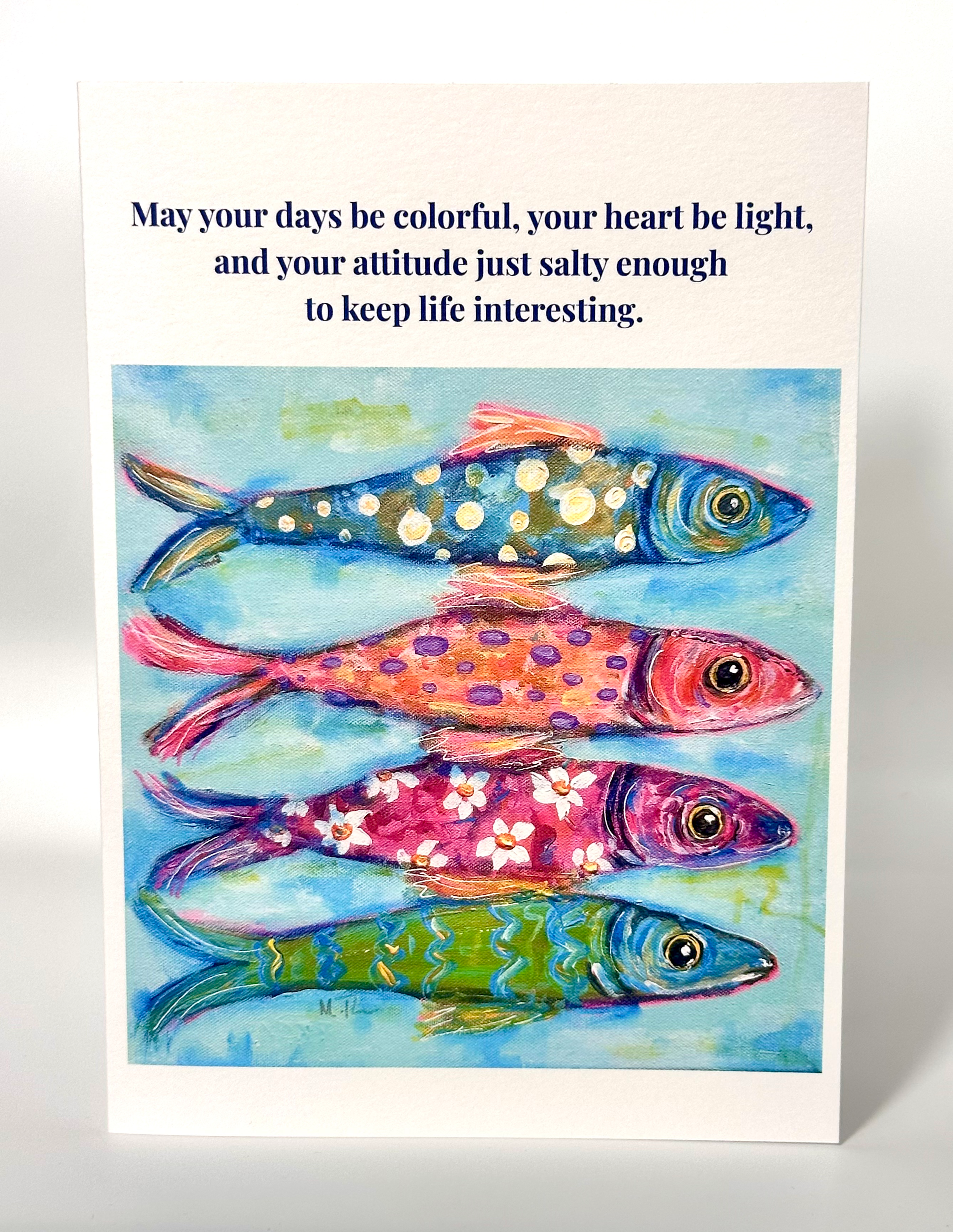 Color Me Salty - Note Card